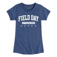 thumbnail image 1 of Instant Message - Field Day Let The Games Begin - Toddler And Youth Girls Short Sleeve Graphic T-Shirt, 1 of 6