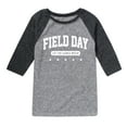 thumbnail image 1 of Instant Message - Field Day Let The Games Begin  - Toddler And Youth Raglan Graphic T-Shirt, 1 of 6