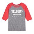 thumbnail image 1 of Instant Message - Field Day Let The Games Begin  - Toddler And Youth Raglan Graphic T-Shirt, 1 of 7