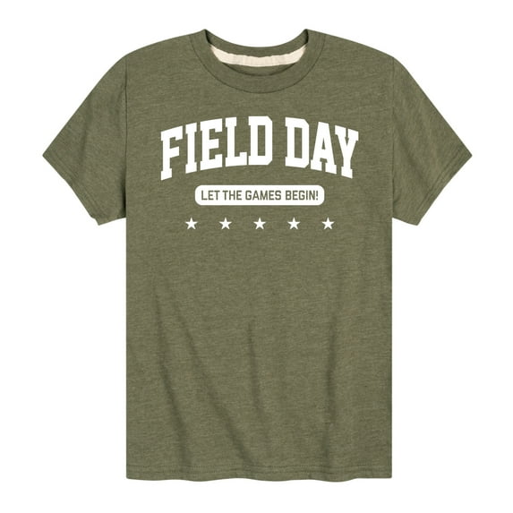 Instant Message - Field Day Let The Games Begin - Toddler And Youth Short Sleeve Graphic T-Shirt