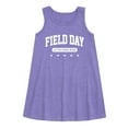 thumbnail image 1 of Instant Message - Field Day Let The Games Begin - Toddler and Youth Girls A-line Dress, 1 of 5