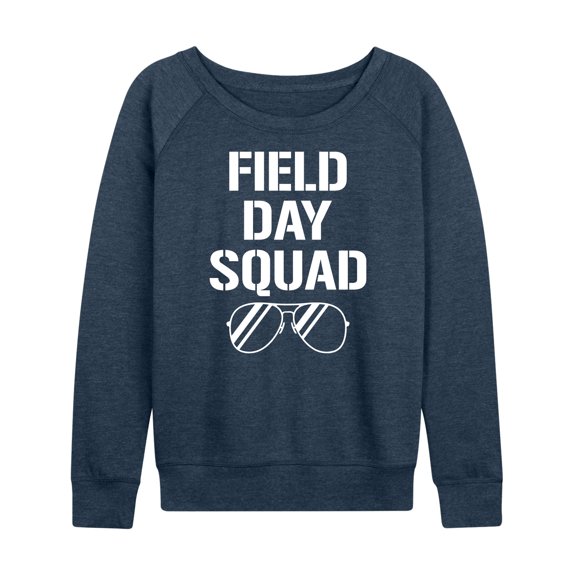 Instant Message - Field Day Squad - Women's Lightweight French Terry Long Sleeve Shirt