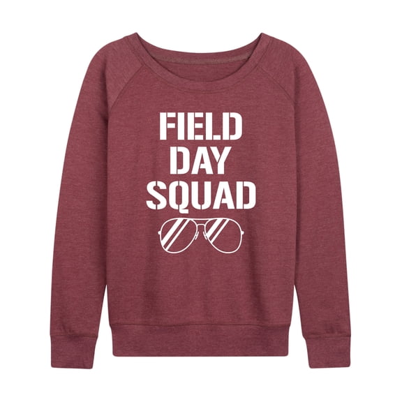 Instant Message - Field Day Squad - Women's Lightweight French Terry Long Sleeve Shirt