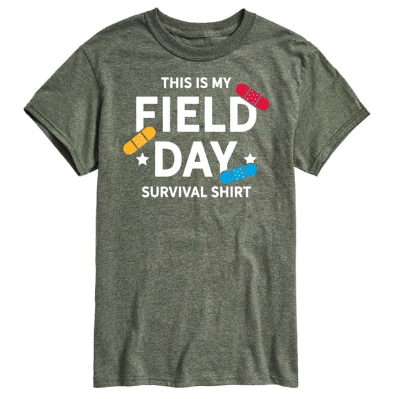 Instant Message - Field Day Survival Shirt Men's Short Sleeve Graphic T-Shirt