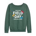 thumbnail image 1 of Instant Message - Field Day Survival Shirt - Women's Lightweight French Terry Long Sleeve Shirt, 1 of 6