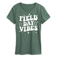 thumbnail image 1 of Instant Message - Field Day Vibes - Women's Short Sleeve Graphic T-Shirt, 1 of 6
