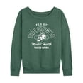 thumbnail image 1 of Instant Message - Fight the Stigma Inspirational - Women's French Terry Pullover Long Sleeve Shirt, 1 of 5