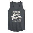thumbnail image 1 of Instant Message - Find Me Over Yonder - Women's Racerback Tank Top, 1 of 6