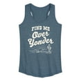 thumbnail image 1 of Instant Message - Find Me Over Yonder - Women's Racerback Tank Top, 1 of 6