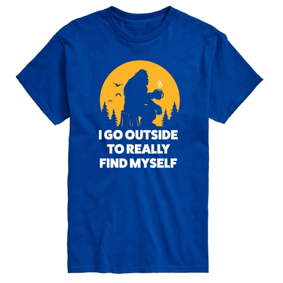 Instant Message - Find Myself Sasquatch Short Sleeve Graphic T-Shirt