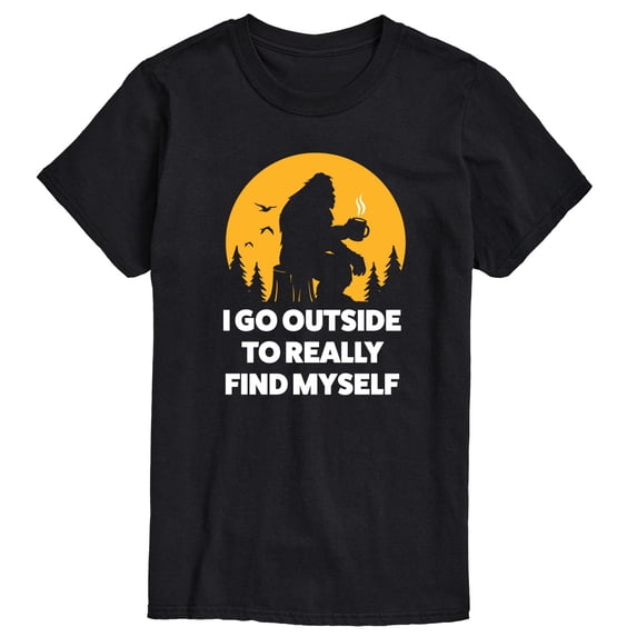 Instant Message - Find Myself Sasquatch Short Sleeve Graphic T-Shirt