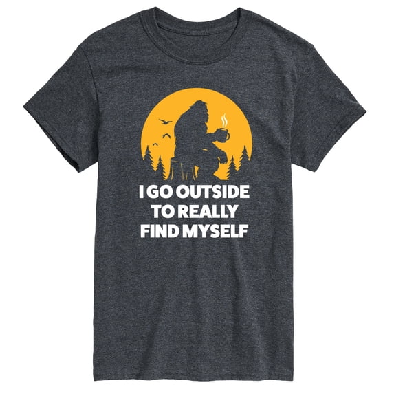 Instant Message - Find Myself Sasquatch Short Sleeve Graphic T-Shirt