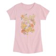 thumbnail image 1 of Instant Message - Find Your Happiness Flowers Fitted Short Sleeve Graphic T-Shirt, 1 of 5