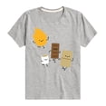 thumbnail image 1 of Instant Message - Fire And Smore Short Sleeve Graphic T-Shirt, 1 of 6