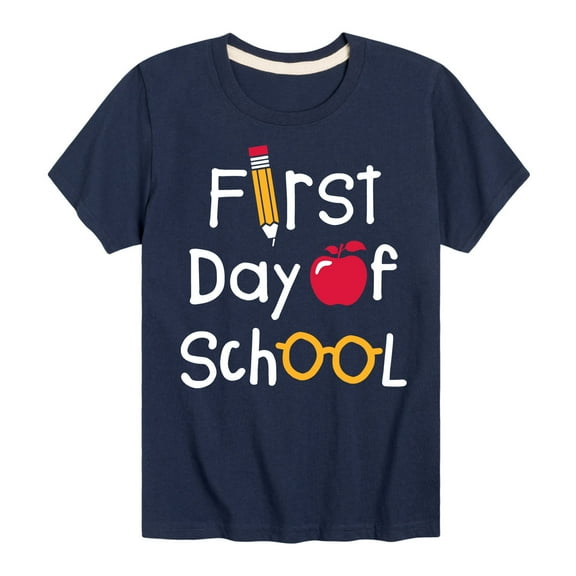 Instant Message - First Day Of School - Youth Short Sleeve Tee