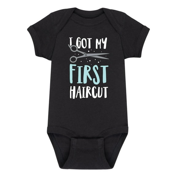 Instant Message - First Haircut - Infant Baby One Piece