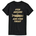 thumbnail image 1 of Instant Message - Fish Around Short Sleeve Graphic T-Shirt, 1 of 5