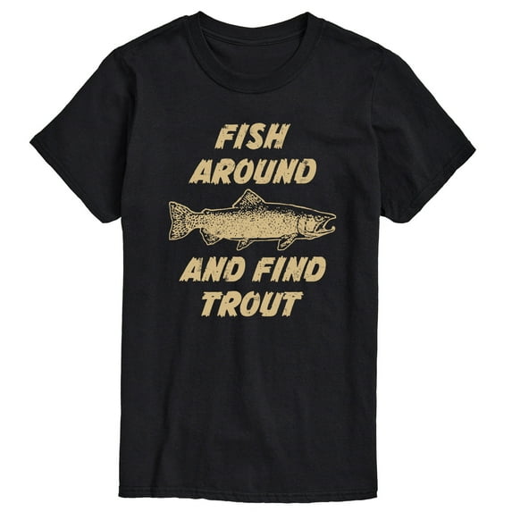Instant Message - Fish Around Short Sleeve Graphic T-Shirt