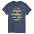 thumbnail image 1 of Instant Message - Fish Around Short Sleeve Graphic T-Shirt, 1 of 5