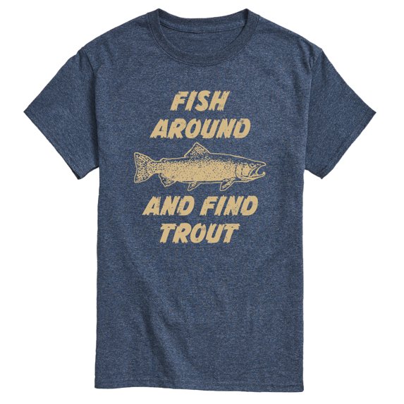 Instant Message - Fish Around Short Sleeve Graphic T-Shirt