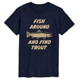 thumbnail image 1 of Instant Message - Fish Around Short Sleeve Graphic T-Shirt, 1 of 5