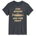 thumbnail image 1 of Instant Message - Fish Around Short Sleeve Graphic T-Shirt, 1 of 5