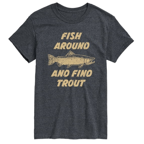 Instant Message - Fish Around Short Sleeve Graphic T-Shirt