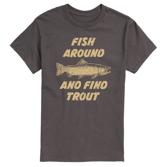 Instant Message - Fish Around - Men's Short Sleeve Graphic T-Shirt