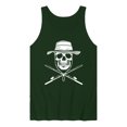 thumbnail image 1 of Instant Message - Fisherman Skull Crossed Rods Graphic Tank Top, 1 of 4