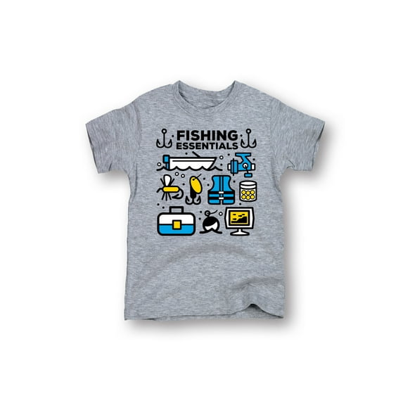 Instant Message - Fishing Essentials-TODDLER SHORT SLEEVE TEE-2T