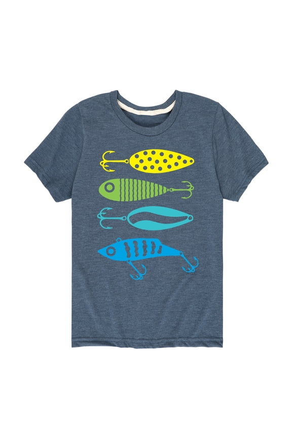 - Fishing Lures - Toddler And Youth Short Sleeve Graphic T-Shirt