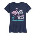 thumbnail image 1 of Instant Message - Flamingo Oh For Flocks Sake - Women's Short Sleeve Graphic T-shirt, 1 of 5
