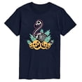 thumbnail image 1 of Instant Message - Flamingo Skeleton Short Sleeve Graphic T-Shirt, 1 of 5