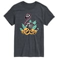 thumbnail image 1 of Instant Message - Flamingo Skeleton Short Sleeve Graphic T-Shirt, 1 of 5