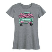 Instant Message - Flamingo Truck Short Sleeve Graphic T-Shirt