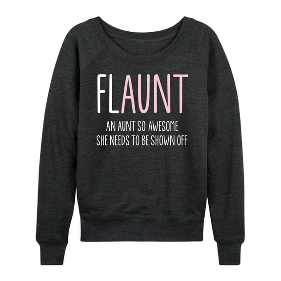 Instant Message - Flaunt Definition - Women's Lightweight French Terry Long Sleeve Shirt