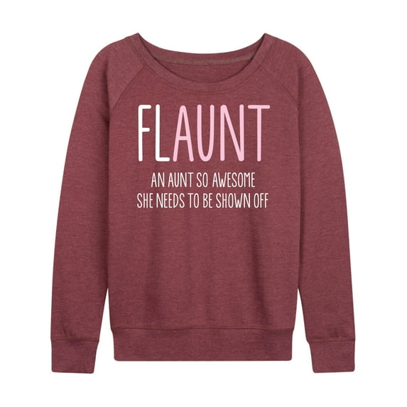Instant Message - Flaunt Definition - Women's Lightweight French Terry Long Sleeve Shirt