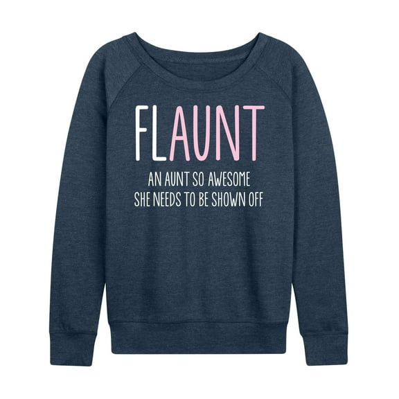 Instant Message - Flaunt Definition - Women's Lightweight French Terry Long Sleeve Shirt