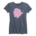thumbnail image 1 of Instant Message - Floral Fill Tropical Fish - Women's Short Sleeve Graphic T-Shirt, 1 of 5