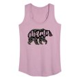 thumbnail image 1 of Instant Message - Floral Mama Bear - Women's Racerback Tank, 1 of 5