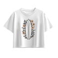 thumbnail image 1 of Instant Message - Floral Surfboard Short Sleeve Boxy Graphic T-Shirt, 1 of 5