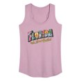 thumbnail image 1 of Instant Message - Florida Postcard  - Women's Racerback Tank Top, 1 of 6