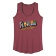thumbnail image 1 of Instant Message - Florida Postcard  - Women's Racerback Tank Top, 1 of 6