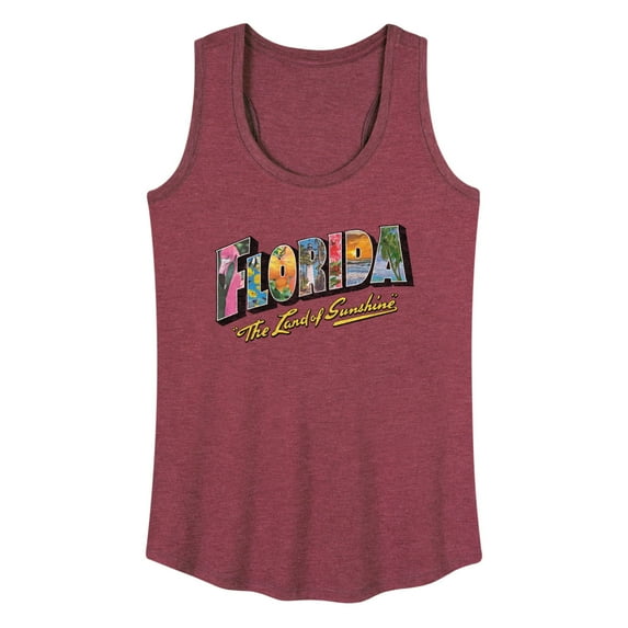 Instant Message - Florida Postcard - Women's Racerback Tank Top