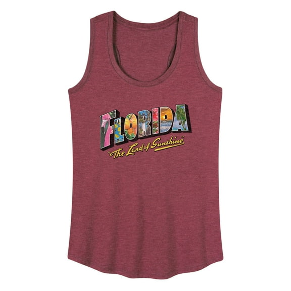 Instant Message - Florida Postcard  - Women's Racerback Tank Top