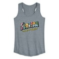 thumbnail image 1 of Instant Message - Florida Postcard  - Women's Racerback Tank Top, 1 of 6