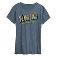 thumbnail image 1 of Instant Message - Florida Postcard  - Women's Short Sleeve Graphic T-Shirt, 1 of 6