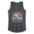 thumbnail image 1 of Instant Message - Florida Sunshine Graphic Racerback Tank, 1 of 4