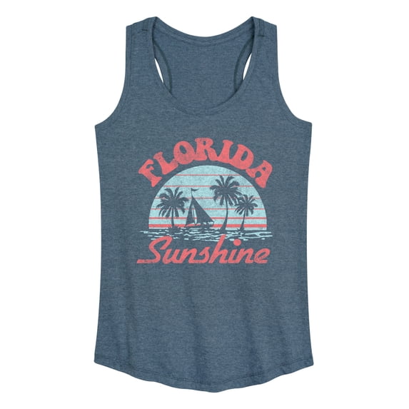 Instant Message - Florida Sunshine Graphic Racerback Tank