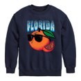 thumbnail image 1 of Instant Message - Florida, The Sunshine State Orange - Toddler & Youth Crewneck Fleece Sweatshirt, 1 of 6